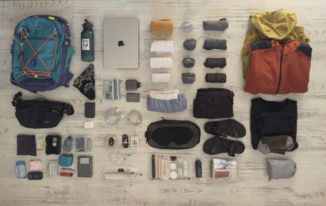 Minimalist one bag travel backpack preview